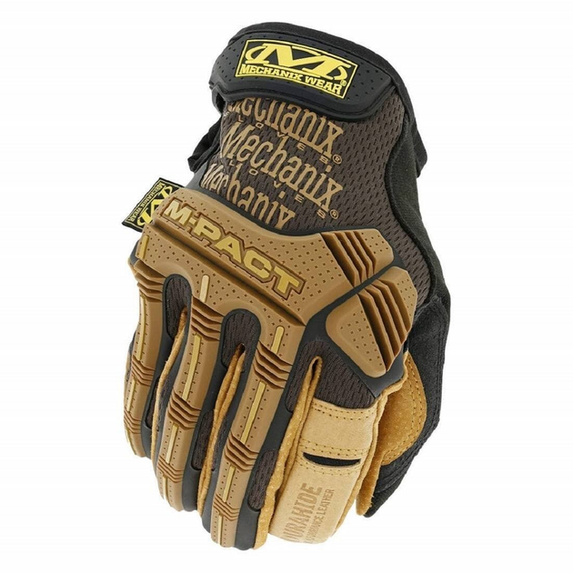 Тактические полнопалые перчатки Mechanix M-Pact (Оранжевый) размер М - изображение 1