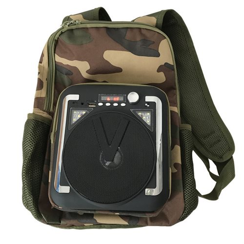 ​Туристический рюкзак с Bluetooth колонкой M-Tac 10Вт на 16л, FM, microSD, USB, Камуфляж - изображение 8
