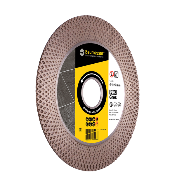 Круг алмазный отрезной 1A1R 125x2,0x8/20x22,23 PRO Gres - изображение 5