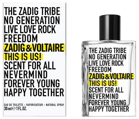 Woda toaletowa unisex Zadig&Voltaire This is Us! 30 ml (3423222009779) - obraz 2