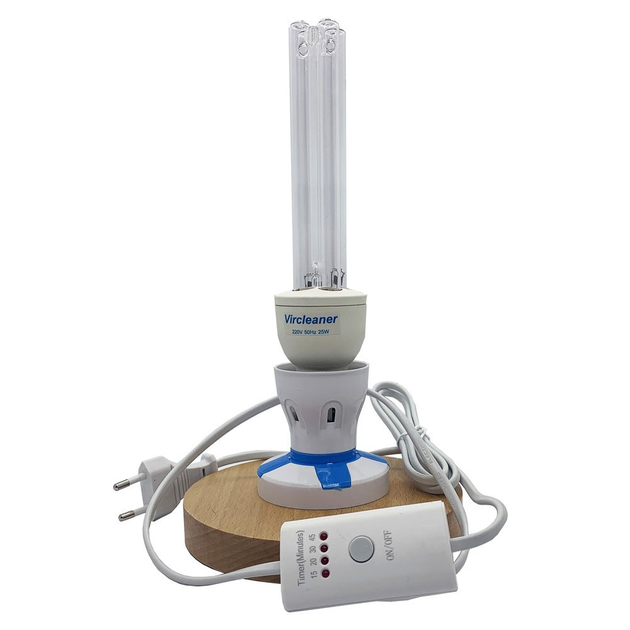 Кварцова бактерицидна лампа з озоном Vircleaner 25W - зображення 1