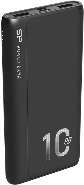 Powerbank Silicon Power QP15 10000 mAh Black (SP10KMAPBKQP150K) - obraz 2