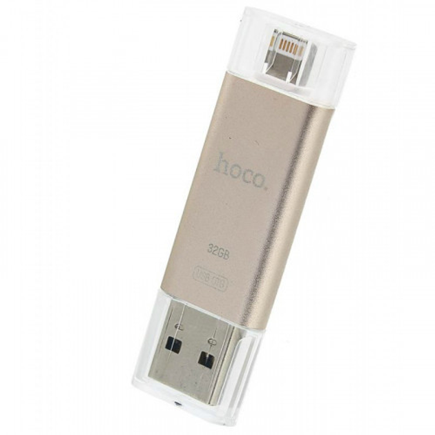 Флешка для iPhone/iPad USB/lightning MFI Hoco UD2 32GB – фото, отзывы ...