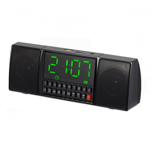 Портативная колонка MP3 часы WS-1515 bluetooth Black – фото, отзывы ...