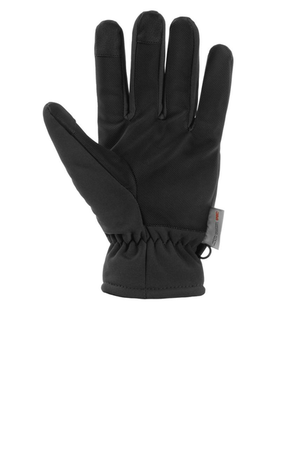 Рукавички зимові Mil-tec softshell Чорний XXL з флісовою підкладкою вказівний і середній палець з можливістю користування сенсорним екраном - зображення 2