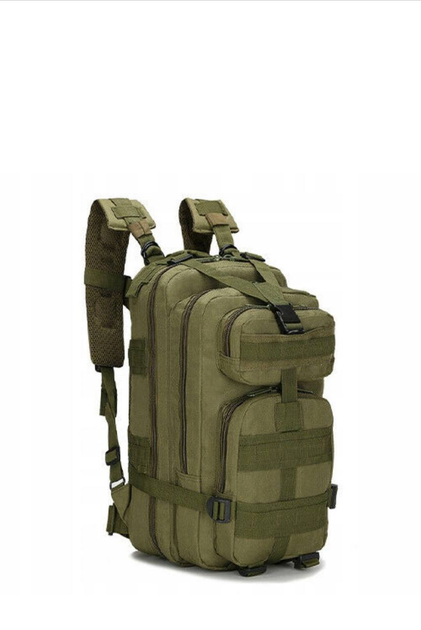 Військово-рюкзак сумка на плечі ранець 28 л Оливковий - изображение 2