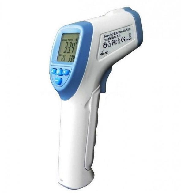 ЖК-цифровий інфрачервоний медичний термометр SUNROZ DT-8836 для немовлят Білий (SUN2247) - зображення 1