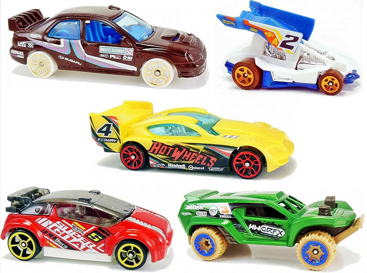 Набор из 5 машинок Хот Вилс Экстремальные Гонки Hot Wheels Extreme Race ...