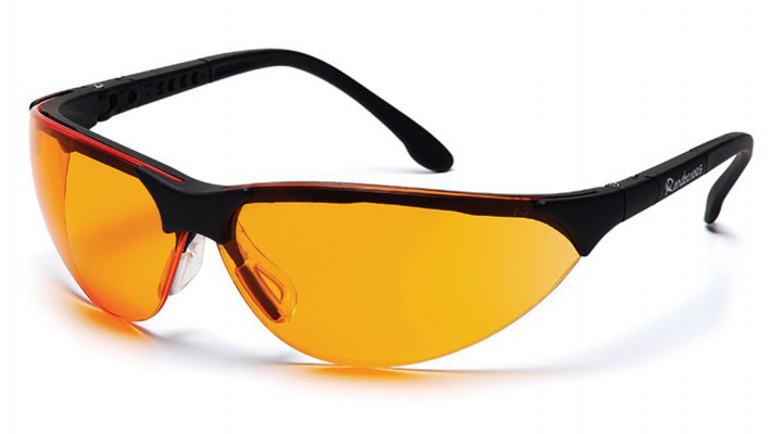 Универсальные очки защитные открытые Pyramex Rendezvous (orange) оранжевые - изображение 1