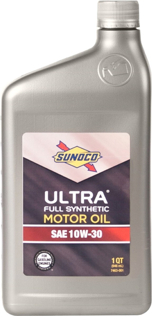 Моторное масло Sunoco Ultra Full Synthetic SP/GF-6A 10W-30 0.946 л ...
