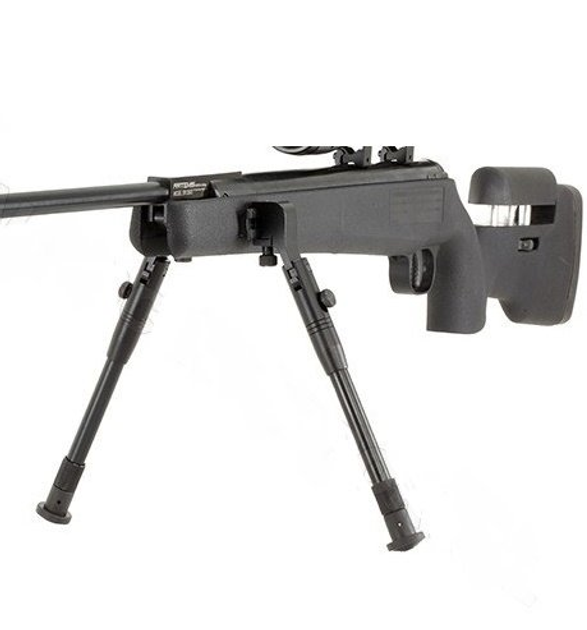 Пневматична гвинтівка Artemis SR1250S NP NEW TACT з газовою пружиною + ПО 3-9x40 та знімними сошками в комплекті - зображення 2