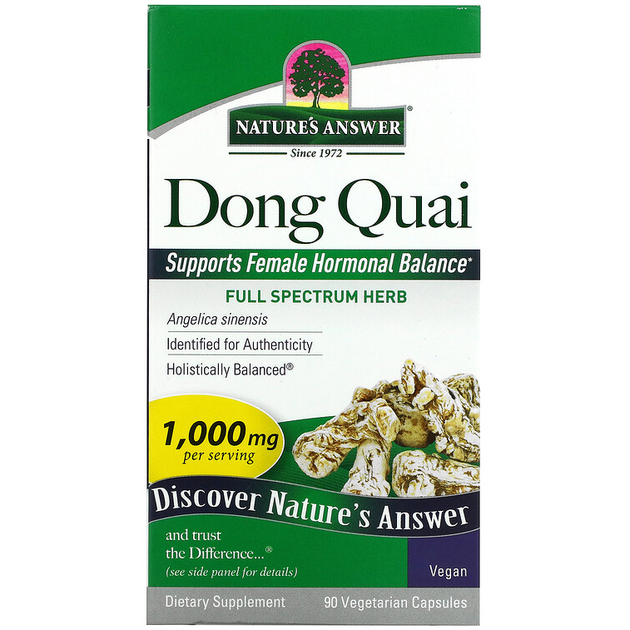 Дудник китайский Nature's Answer "Dong Quai" дягиль для женского ...
