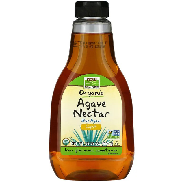Купить Органический нектар агавы NOW Foods, Real Food "Organic Agave ...