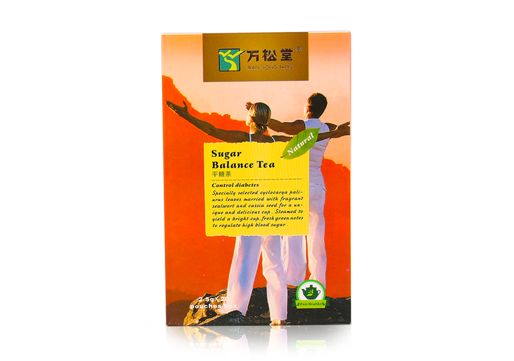 Чай для баланса сахара Wan Song Tang “Sugar Balance Tea” китайский травяной чай с жасмином при диабете (20 пакетиков) - изображение 1