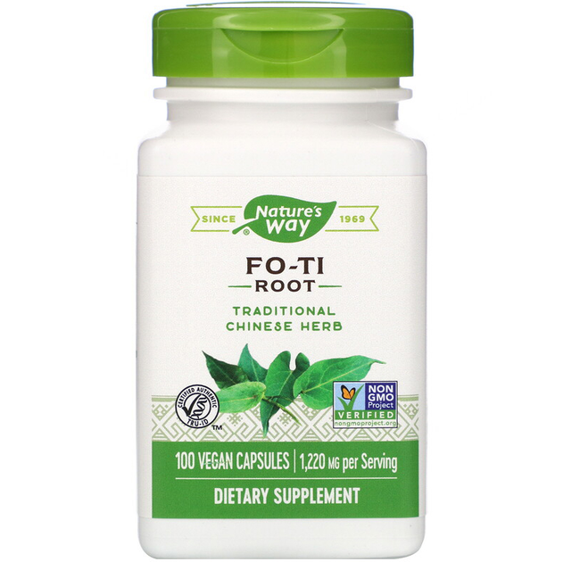 Корень горца многоцветкового Nature's Way "Fo-Ti Root" фо-ти, 1220 мг ...