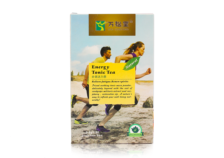Тонизирующий чай Wan Song Tang “Energy Tonic Tea” энергетический от усталости (20 пакетиков) - изображение 2