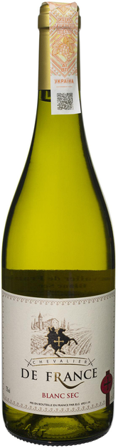 Вино Chevalier de France Blanc Sec белое сухое 0.75 л 11% ...