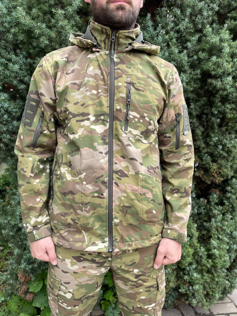 Куртка чоловіча тактична на флісі Мультикам Туреччина ЗСУ (ЗСУ) XL 8663 2 хакі (OPT-2960) - зображення 1