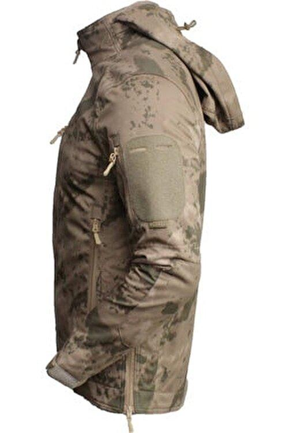 Куртка мужская тактическая Мультикам Combat Турция Софтшел Soft-Shell ВСУ (ЗСУ) L 8636 койот (OPT-4025) - изображение 2