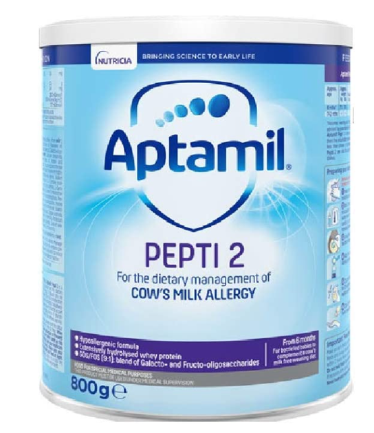 Искусственная безлактозная смесь Aptamil Pepti 2 Milk Formula, 800 ...