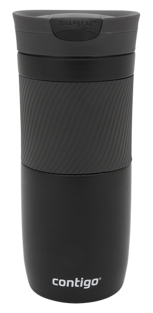 Термокухоль Contigo Byron 16 0,47 л 8.3x8.3x18.5 см Чорний (2095663) - Фото 1 Термокухоль Contigo Byron 16 0,47 л 8.3x8.3x18.5 см Чорний (2095663) - зображення 1