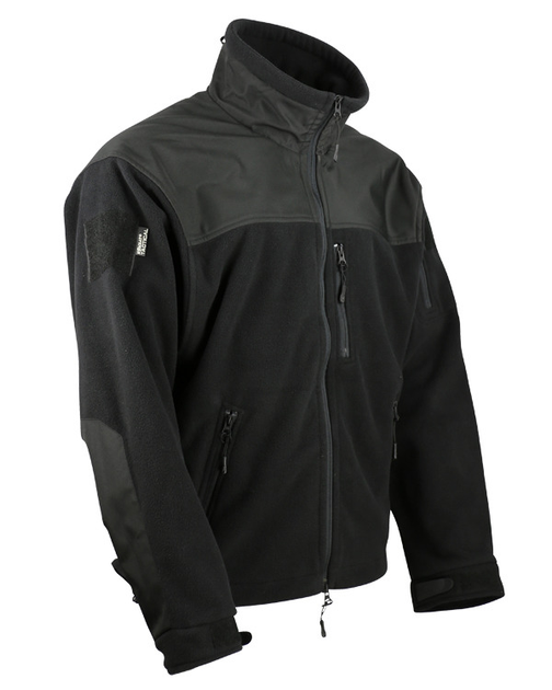 Фліс тактичний KOMBAT UK Defender Tactical Fleece, чорний, L - изображение 2