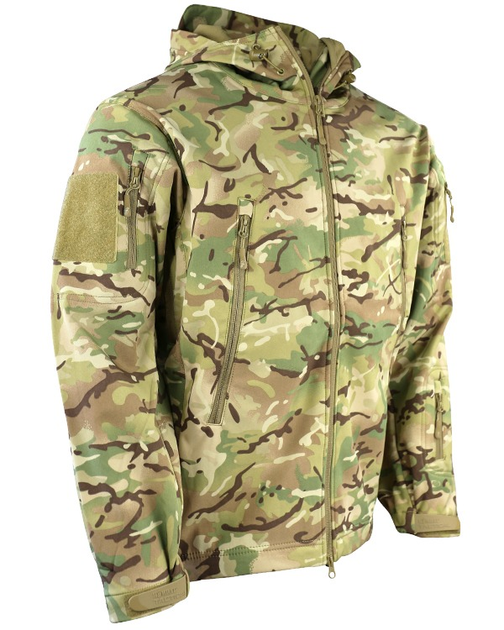Куртка тактична KOMBAT UK Patriot Soft Shell Jacket, мультікам S - изображение 1