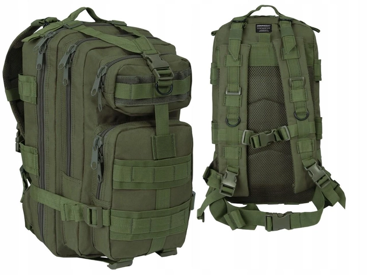 Тактический штурмовой рюкзак Dominator Shadow 30л оливковый 45x25x20 - изображение 1