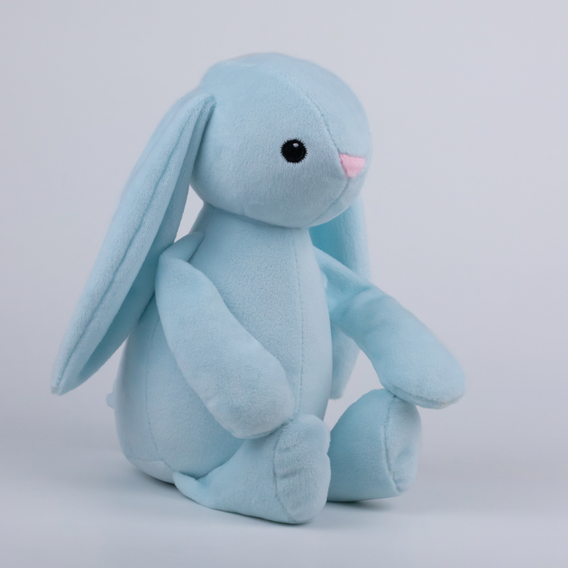 Мягкая игрушка KidsQo зайчик Хагси 23см голубой – игрушки с доставкой ...