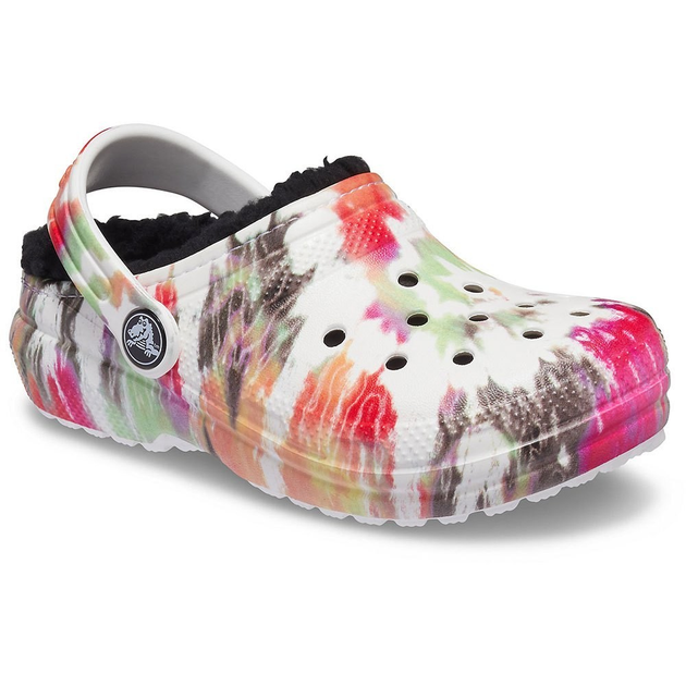 Crocs Classic Lined Tie Dye Graphic Clog C8 25 15 Black