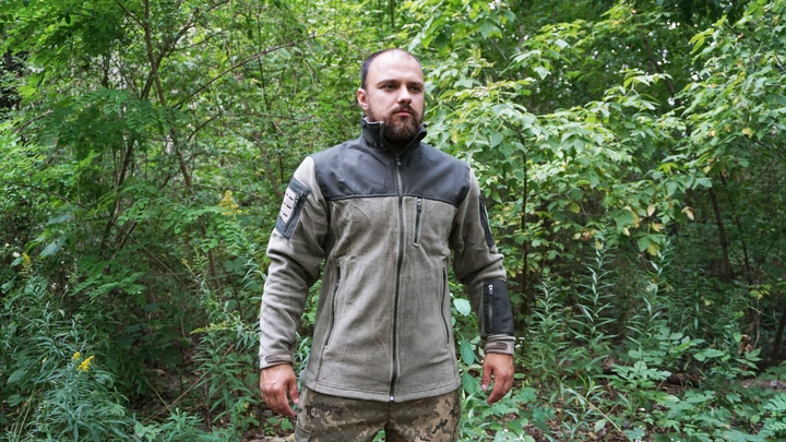 Тактична флісова кофта на застібці Soldier Outdoor M - зображення 1