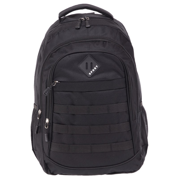 Рюкзак тактический штурмовой 25 литров SP-Sport TY-2653 размер 47х32х15см, цвет черный - изображение 1