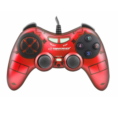 Геймпад ведущий Esperanza gamepad EG105R 1.8м - изображение 3