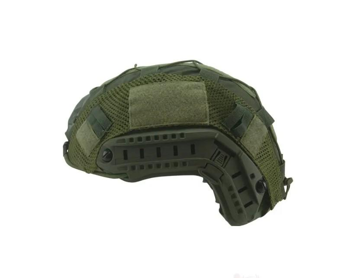 Шолом каска + кавер FAST Future Assault Helmet NIJ IIIA Олива M-L - зображення 1