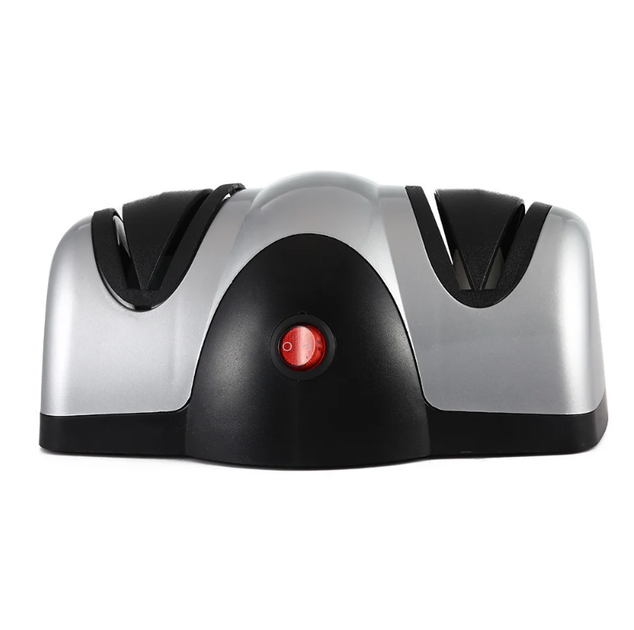 Большая двойная электроточилка для кухонных ножей и ножниц KNIFE SHARPENER (43728) - Фото 2 Большая двойная электроточилка для кухонных ножей и ножниц KNIFE SHARPENER (43728) - изображение 2