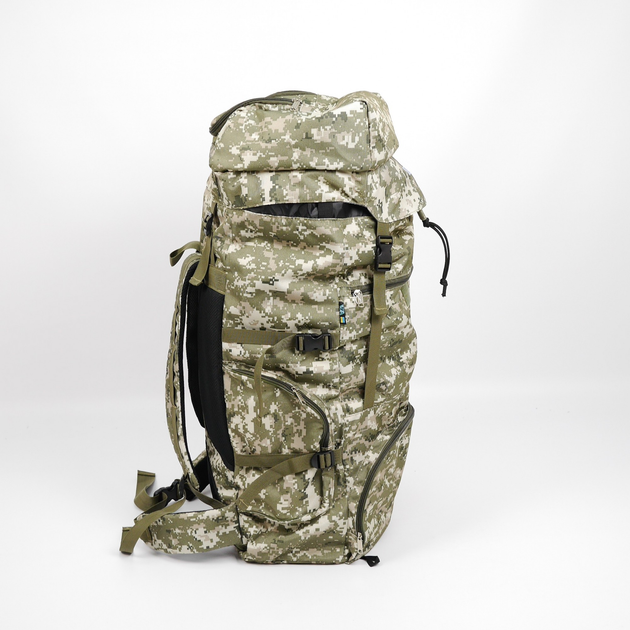 Тактичний рюкзак військовий на 85 літрів піксель армійський рюкзак ЗСУ - зображення 2