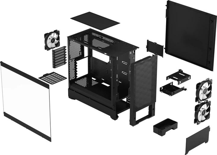 Obudowa Body Fractal Design Pop Mini Air RGB Black TG Clear Tint (FD-C-POR1M-06) - obraz 12