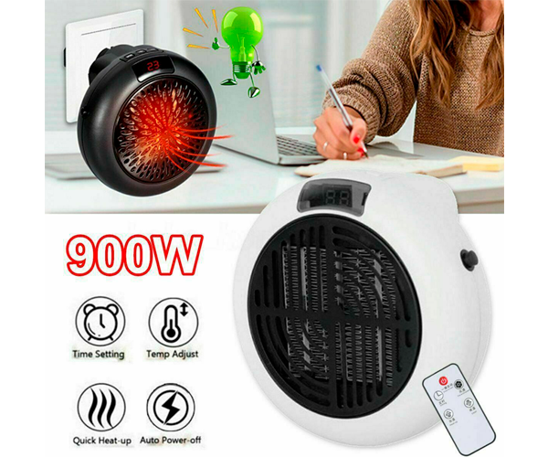 Обогреватель настенный XPRo Electric Heater For Home 900W белый (24377-For Home_344) - изображение 6