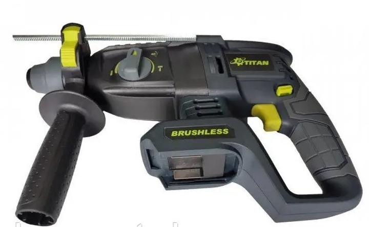 Аккумуляторный перфоратор Титан PRH2821LB-CORE BRUSHLESS (без АКБ и ЗУ) - изображение 2