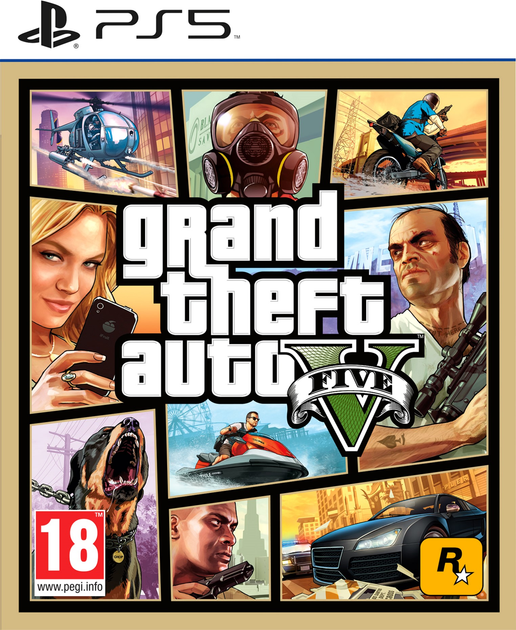 Гра Grand Theft Auto V для PS5 (Blu-ray диск) - зображення 4