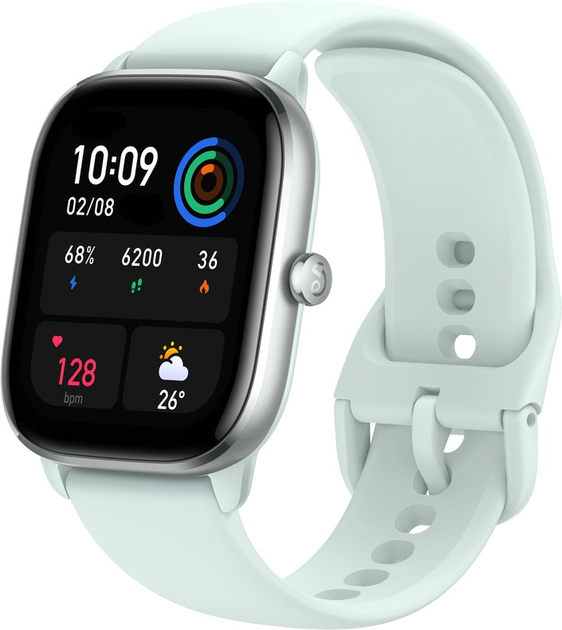 Смарт-часы Amazfit GTS 4 Mini Mint Blue – фото, отзывы, характеристики ...