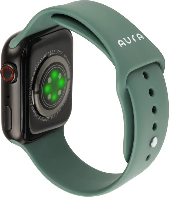 Смарт-часы Aura X2 Pro 44mm Green (SWAX244G) - Фото 3 Смарт-часы Aura X2 Pro 44mm Green (SWAX244G) - изображение 3
