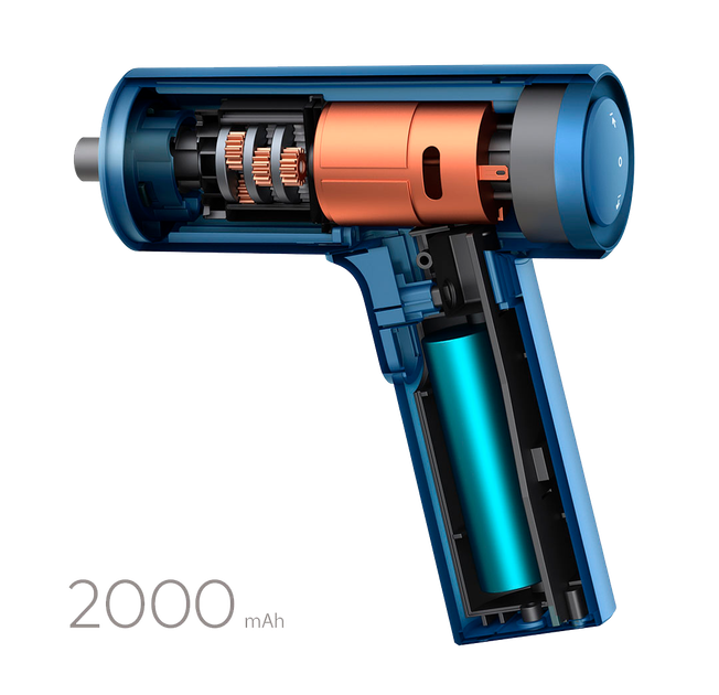 Электроотвертка HOTO Electric Screwdriver Gun + биты 10 шт. (QWLSD008) Blue - Фото 3 Электроотвертка HOTO Electric Screwdriver Gun + биты 10 шт. (QWLSD008) Blue - изображение 3