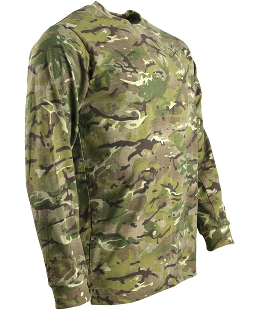 Кофта тактична KOMBAT UK Long Sleeve T-shirt, мультікам, L - изображение 1