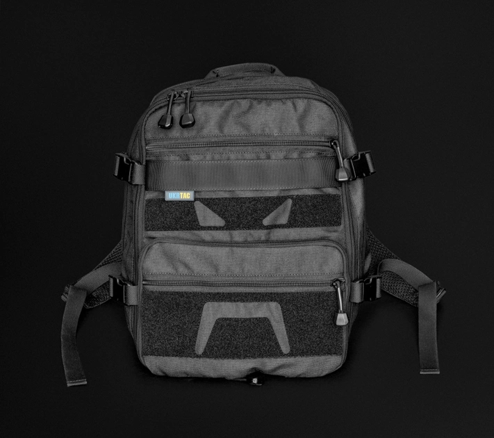 Штурмовий рюкзак для UKRTAC Plate carrier Black - изображение 2