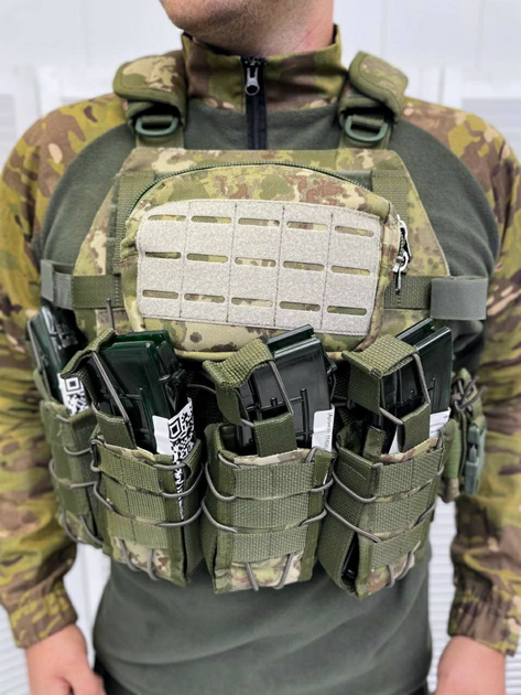 Военный тактический жилет с подсумками Multicam Elite - изображение 1