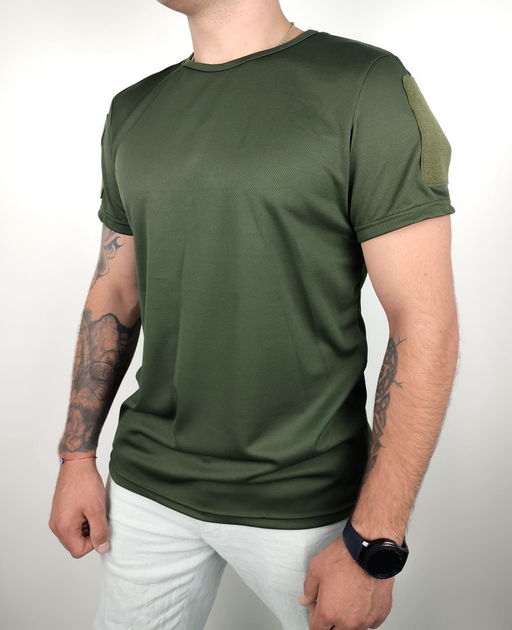 Тактична футболка ТТХ CoolMax хакі L - зображення 1
