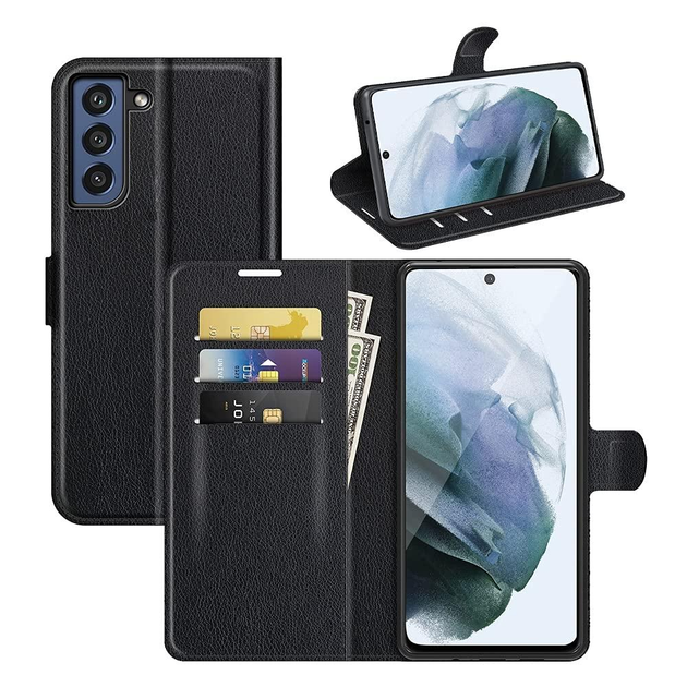 Чехол-книжка Litchie Wallet для Samsung Galaxy S21 FE Black – фото ...