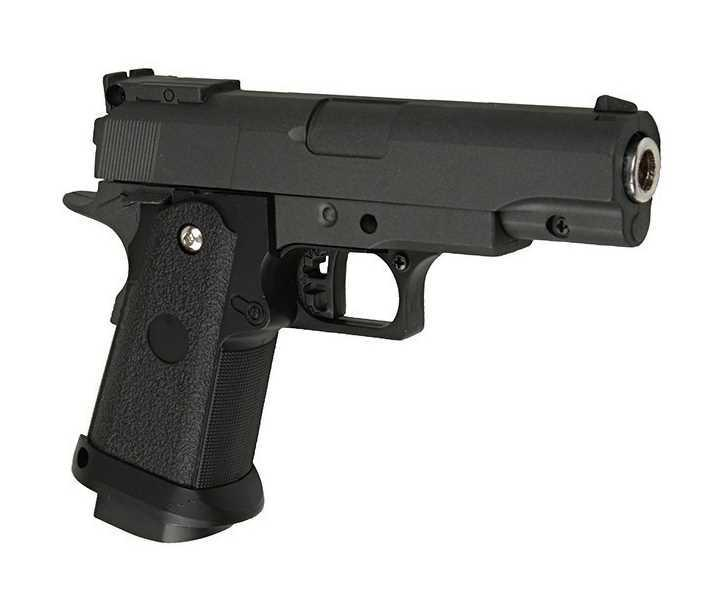 G10 Страйкбольный пружинный пистолет модели COLT1911PD черный - изображение 1