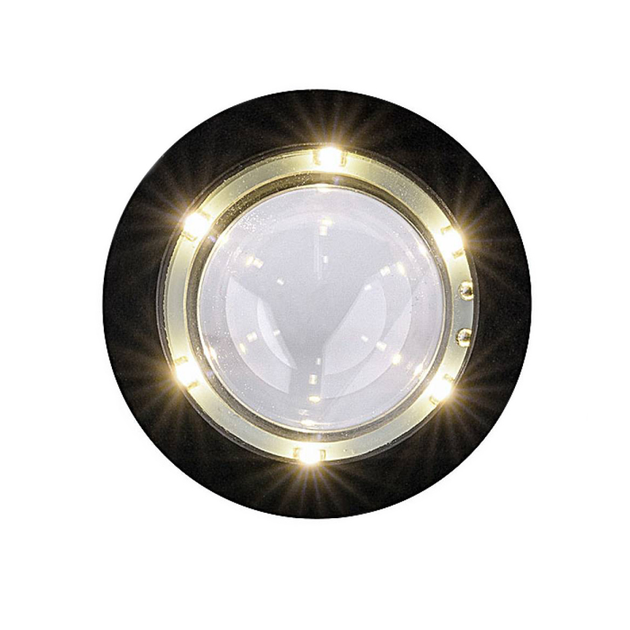 Дерматоскоп ручний кишеньковий Luxamed LuxaScope LED 2.5В портативний шкірний аналізатор для косметолога та дерматолога диск без шкали Чорний - зображення 2